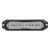 Lámpara Estroboscópica Plana Slim Amber Grill Mount Flash Light 6x3W LED R65 R10 12/24V IP6K9K AMIO-03930 3 Lámpara Estroboscópica Plana Slim Amber Grill Mount Flash Light 6x3W LED R65 R10 12/24V IP6K9K AMIO-03930