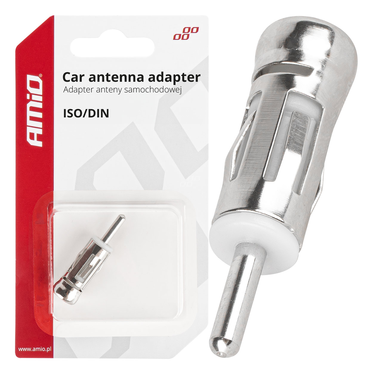 Adaptador de antena de coche ISO DIN AMIO-03966 1 Adaptador de antena de coche ISO DIN AMIO-03966