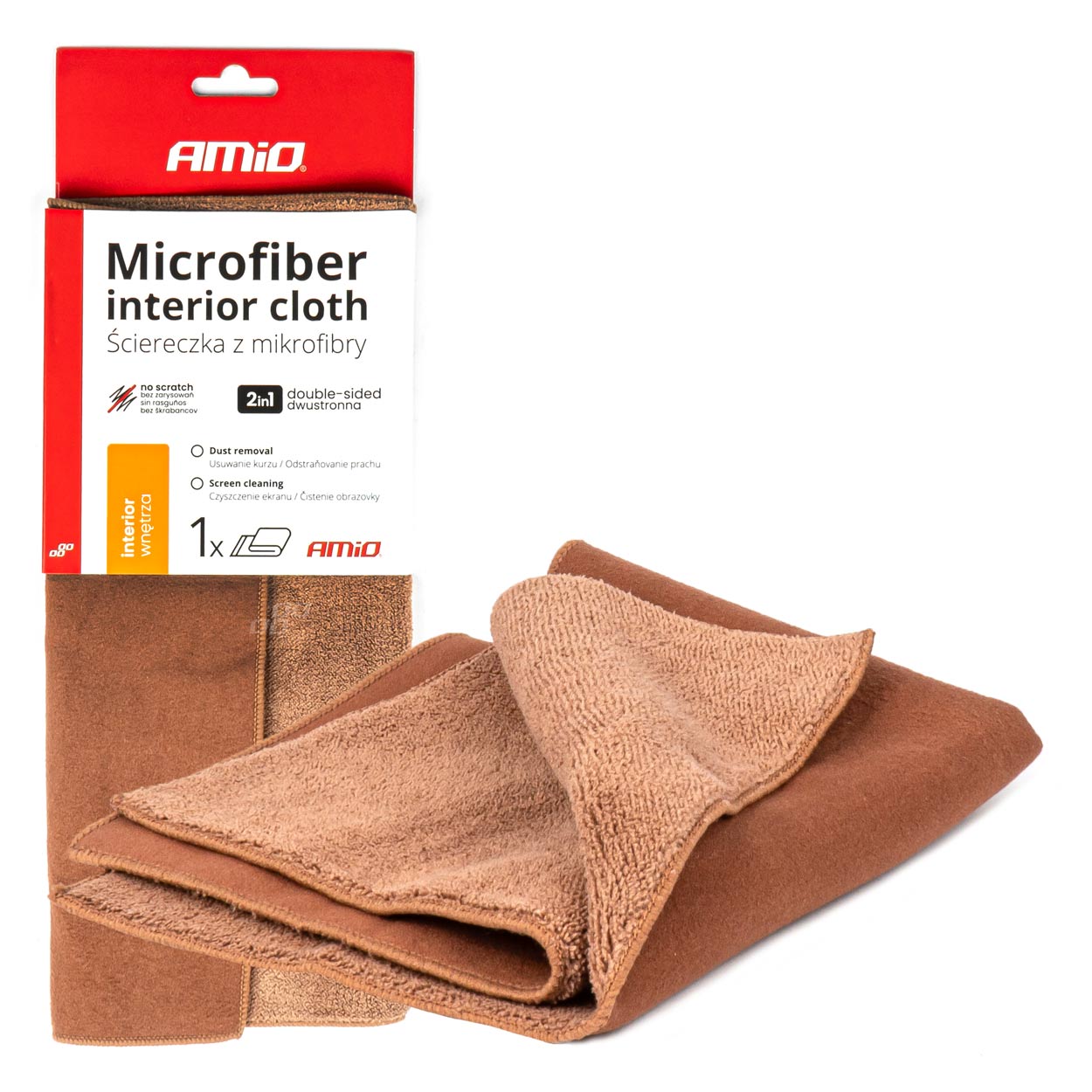 Toalla de microfibra 30x30cm 500g AMIO-03982 1 Toalla de microfibra 30x30cm 500g AMIO-03982