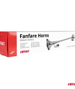 Bocina fanfarria senal cromada 620mm LowTone AMIO-04078 - Imagen 6