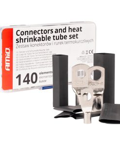 Conectores y Tubos de Alambre Termocontraíble 140uds AMIO-04122