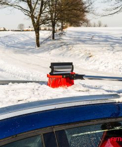 Alternative view of Cepillo telescópico para nieve grande con raspador de hielo y rasqueta 98-134 cm