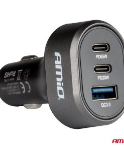 Alternative view of Cargador Rápido para Coche 3.0 PD65W PD20W AMIO-04177