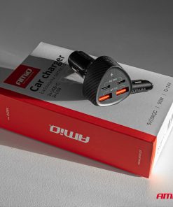 Cargador de coche 50W 2xUSB-A + 2xUSB-C AMIO-04284 - Imagen 4