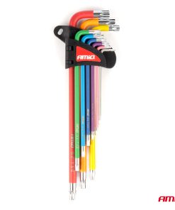 Alternative view of Llaves tipo torx S2 9pzs AMIO-04301