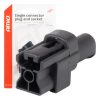 Conector eléctrico resistente al agua, juego de enchufe y zócalo, 1 PIN, 2,2 mm AMIO-04345
