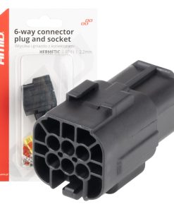 Conector con terminales macho/hembra 6 PIN, 2,2 mm AMIO-04349