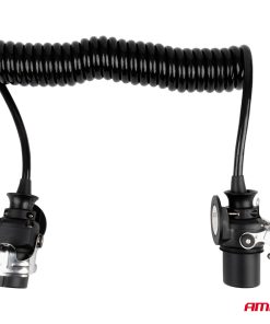 Alternative view of Cable de muellett TIR 2x 7 PIN tipo EBS 5m 24V AMIO-04383