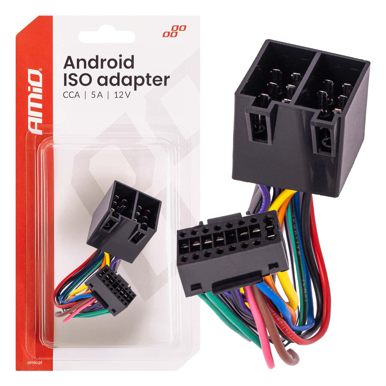 Adaptador de radio ISO CCA 5A 12V AMIO-04442 1 Adaptador de radio ISO CCA 5A 12V AMIO-04442