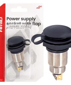 Toma de corriente adicional con tapa roscada 250W 12V 24V AMIO-04462
