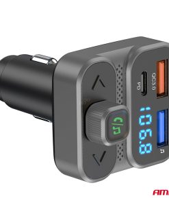 Transmisor FM 2×USB-A 1×USB 12V 24V AMIO-04649 - Imagen 8
