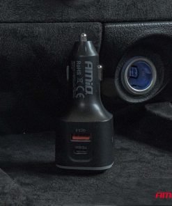 Transmisor FM 1×USB-A 2×USB-C 12V 24V AMIO-04651 - Imagen 4