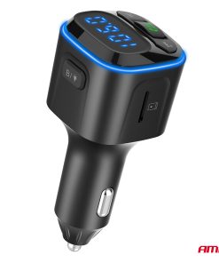 Transmisor FM 1×USB-A 2×USB-C 12V 24V AMIO-04651 - Imagen 7
