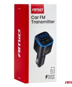 Transmisor FM 1×USB-A 2×USB-C 12V 24V AMIO-04651 - Imagen 11