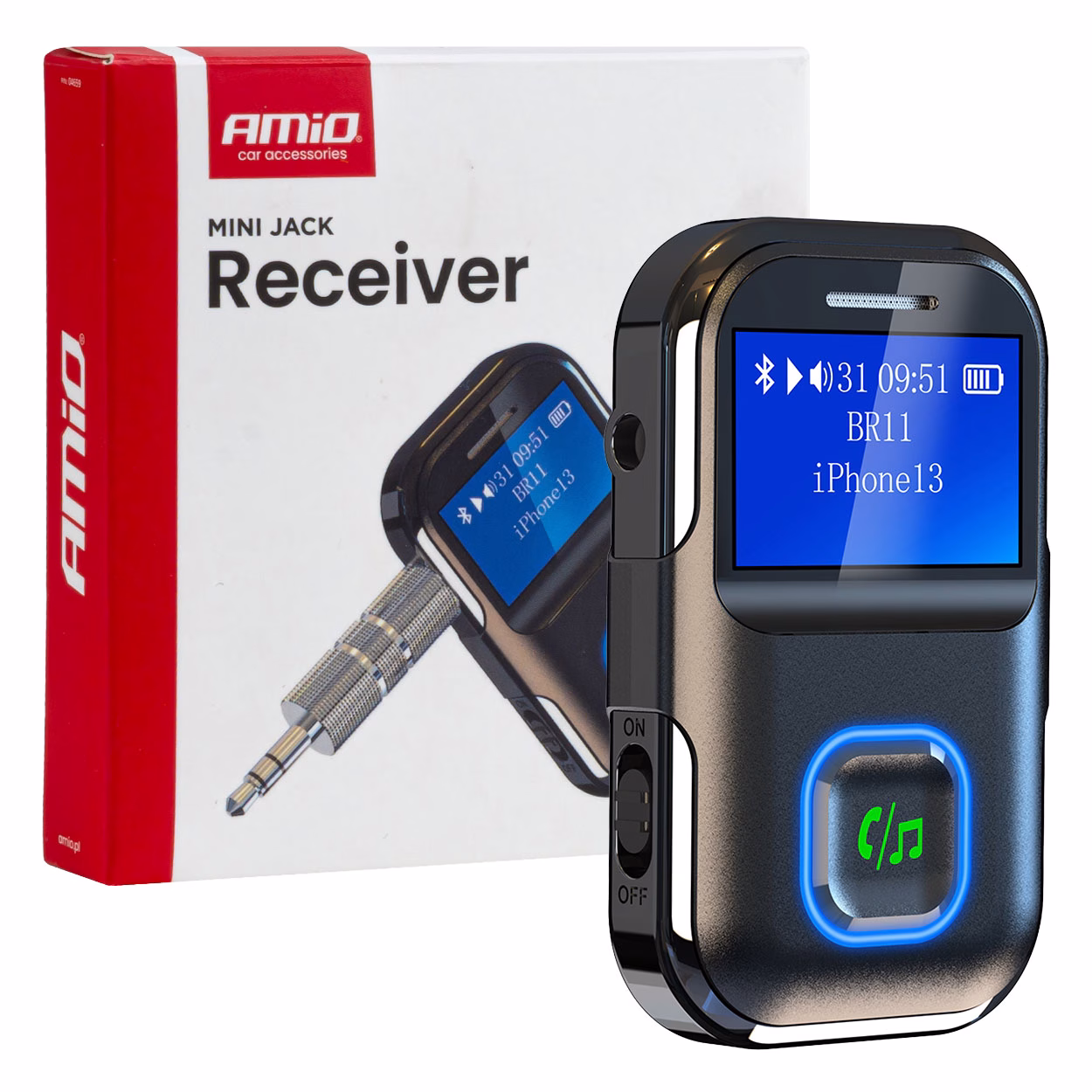 Receptor BT con miniconector AMIO-04659