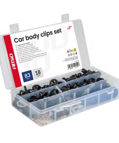 Juego de clips para carrocería 83+18 piezas con herramientas AMIO-04740