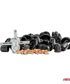 Alternative view of Juego de clips para carrocería 83+18 piezas con herramientas AMIO-04740