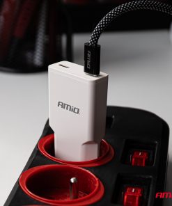 Cable USB magnético USB-C to USB-C 60W 100cm AMIO-04840 - Imagen 3