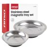 Juego de cuencos magnéticos de acero inoxidable 110mm 150mm AMIO-04916