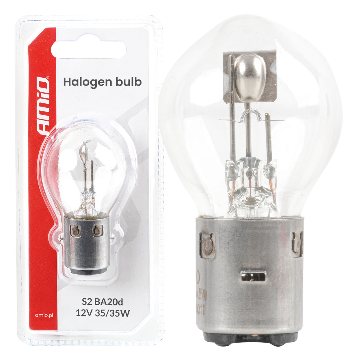 Bombillas halógenas S2 12V 35/35W BA20d 1unid. 1 Bombillas halógenas S2 12V 35/35W BA20d 1unid.