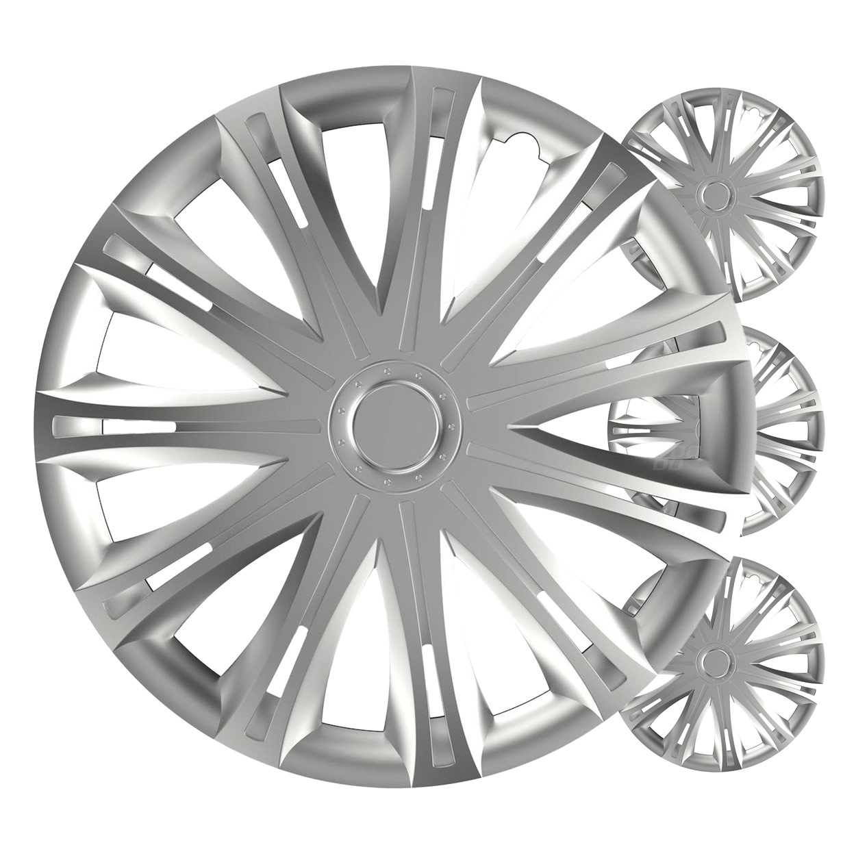 Tapacubos coche 4pcs set Spark plata 13" COLOR BOX 1 Tapacubos coche 4pcs set Spark plata 13" COLOR BOX