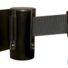 SOPORTE PARED CINTA EXTENSIBLE NEGRA 2100 MM Y ANCLAJES