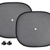 Protector Solar Lateral 44x38 cm, 2 unid., color negro, malla nylon
