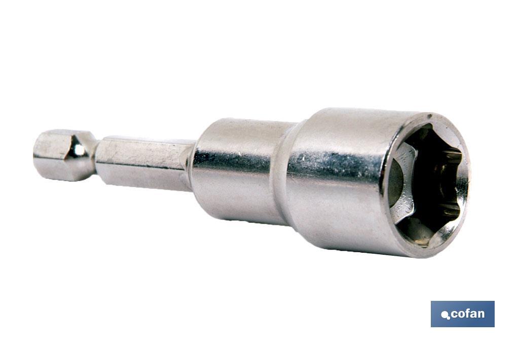 ADAPTADOR TORN. CUBIERTA C/IMAN 5mm. 1 ADAPTADOR TORN. CUBIERTA C/IMAN 5mm.