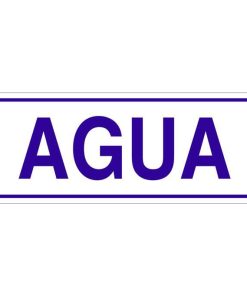 SEÑAL GLASSPACK ADHESIVA 250X62MM.
