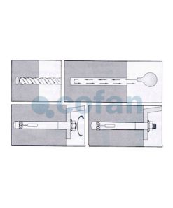 Alternative view of ANCLAJE METALICO C/ARGOLLA 12/16X80