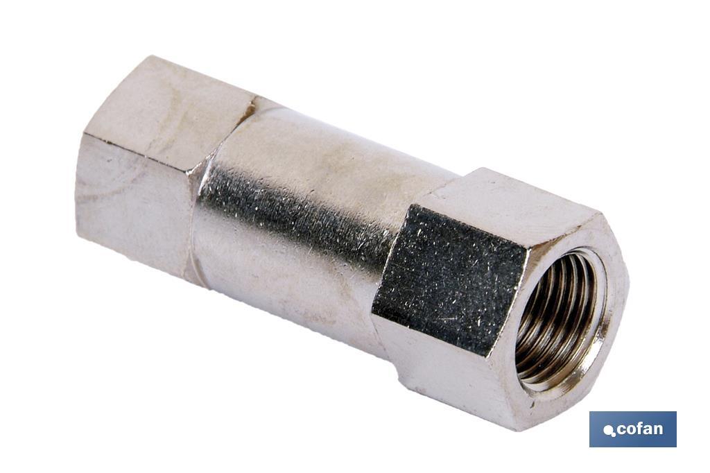 ANTIRRETORNO (H - H) R-1/8 1 ANTIRRETORNO (H - H) R-1/8