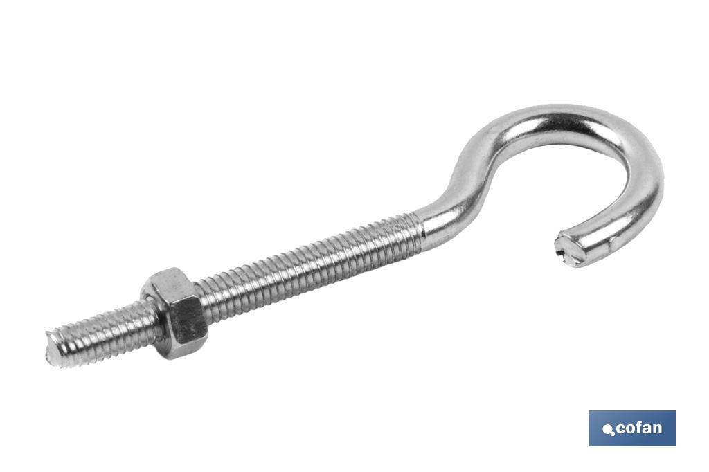 CANCAMO CON TUERCA M-3X25 1 CANCAMO CON TUERCA M-3X25