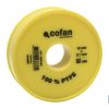 ROLLO DE CINTA PTFE DE 50 M 19MM X 010MM VENTA UNITARIA