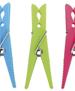 PACK 24 UDS PINZAS PLÁSTICO STANDAR 7cm