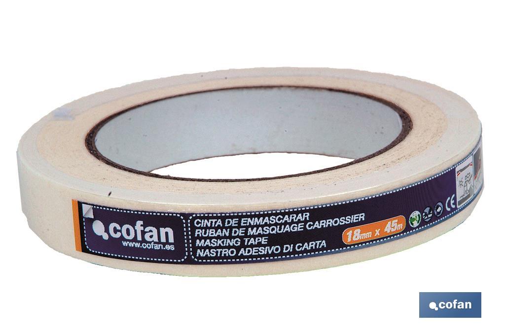 CINTA CREPE CARROCERO 48MM X 45MTS 1 CINTA CREPE CARROCERO 48MM X 45MTS