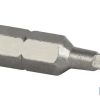 PUNTA DE DESTORNILLADOR CUADRADA ESTÁNDAR R-1 25 MM VENTA UNITARIA