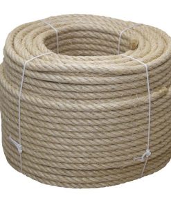CUERDA SISAL 4 CABOS 12 MM 100 MTS NATURAL
