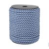 CUERDA HELICOIDAL 8MM 50 M. BCO/AZUL