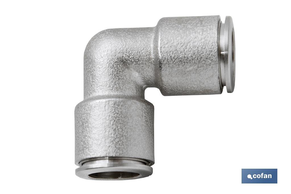 EMPALME RAPIDO METALICO CODO T-10 1 EMPALME RAPIDO METALICO CODO T-10