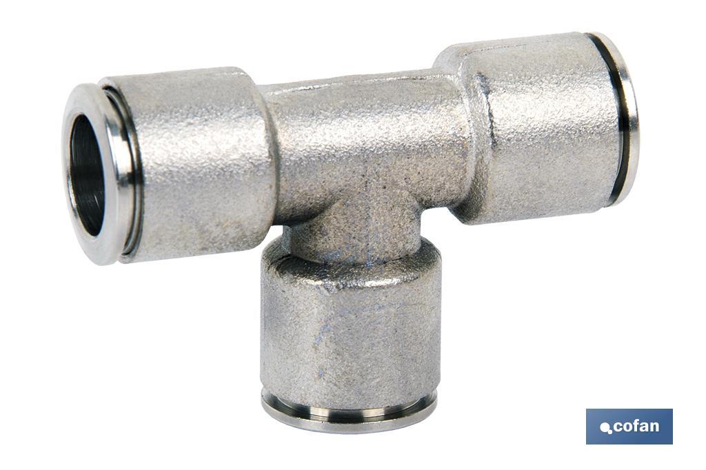 EMPALME RAPIDO METALICO TE TUBO DE 8 1 EMPALME RAPIDO METALICO TE TUBO DE 8