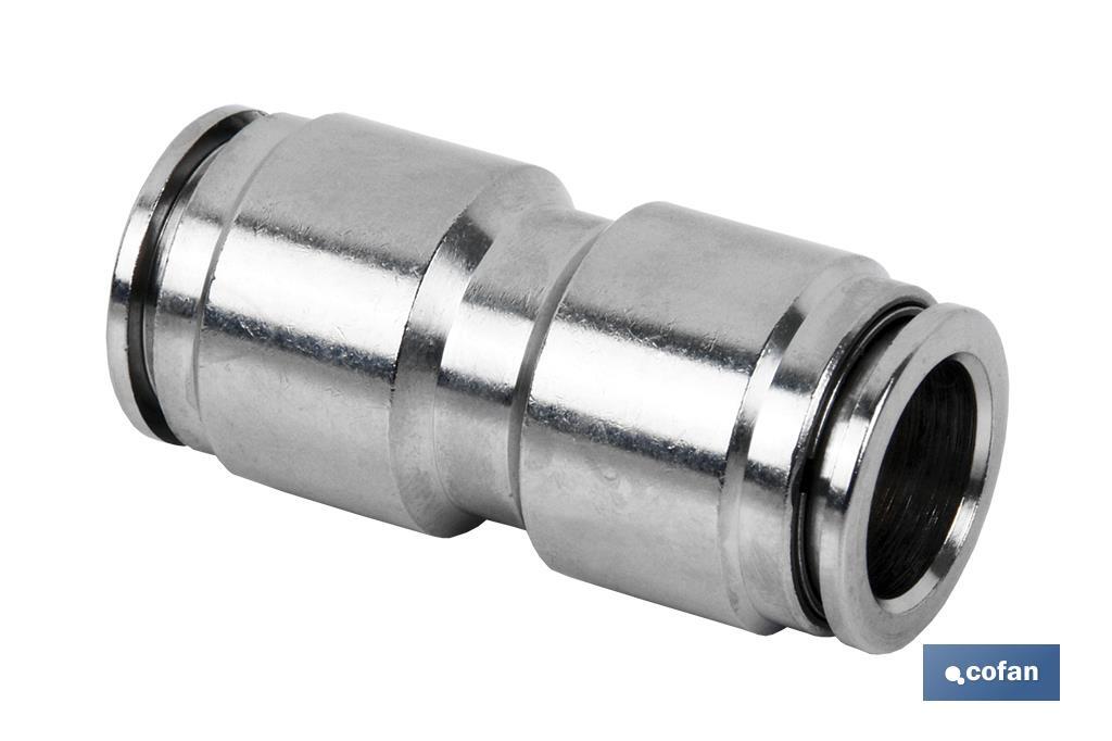 EMPALME RAPIDO METALICO RECTO T-12 Venta unitaria 1 EMPALME RAPIDO METALICO RECTO T-12 Venta unitaria