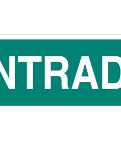 SEÑAL LUMINISCENTE 400X100MM