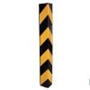 ESQUINERO RECTO 800X100X10MM AMAR/NEGRO