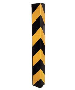 ESQUINERO RECTO 800X100X10MM AMAR/NEGRO