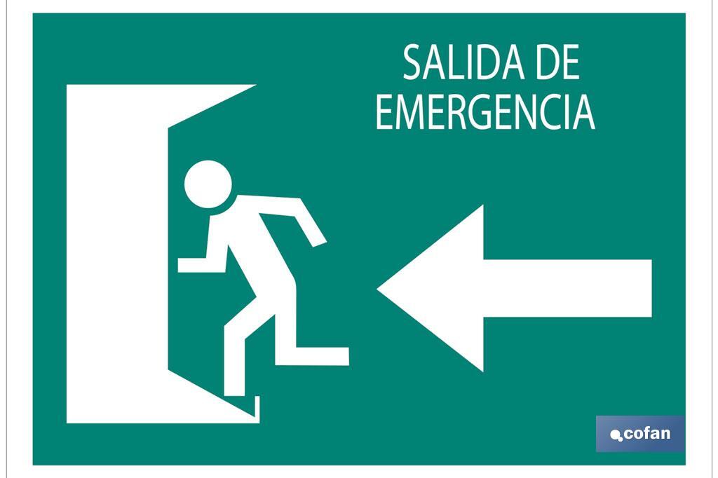 SEÑAL LUMINISCENTE 420X297MM. 1 SEÑAL LUMINISCENTE 420X297MM.
