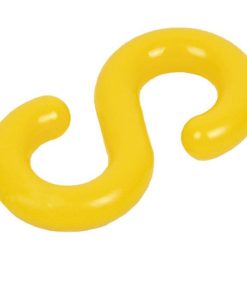 GANCHO S  CADENA PLÁSTICO 8mm AMARILLO