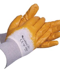 GUANTES NITRILO AMARILLO T-10