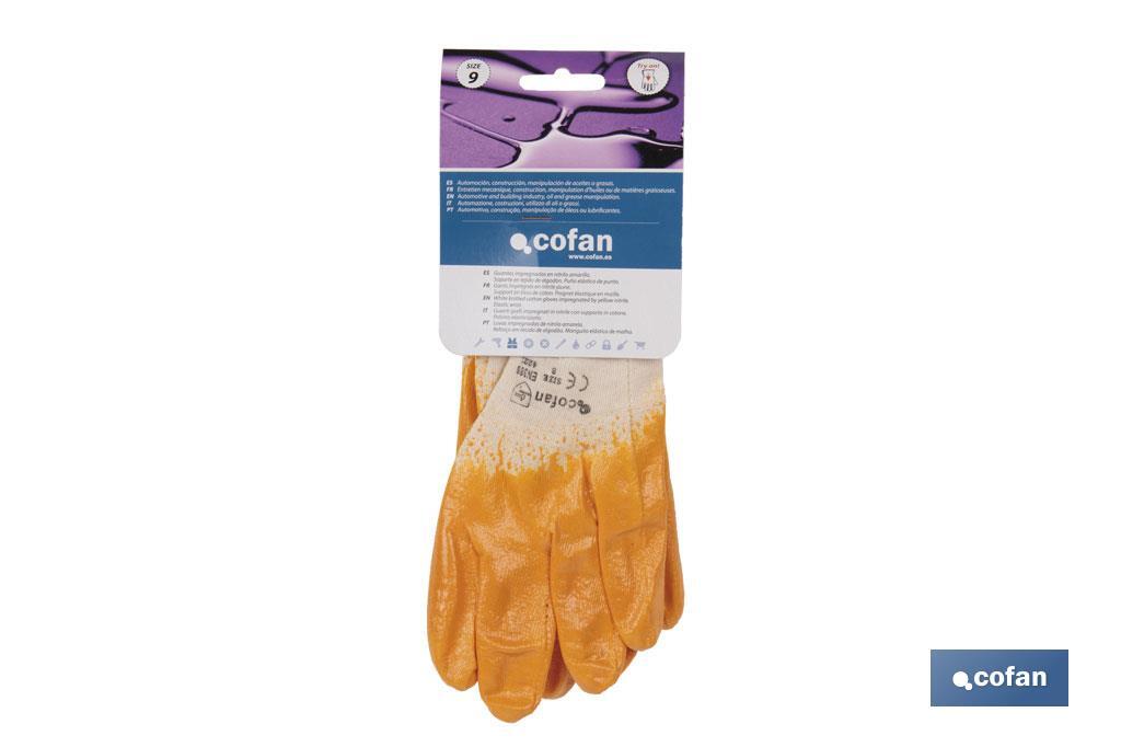 GUANTES NITRILO AMARILLO T-10 2 GUANTES NITRILO AMARILLO T-10 - Imagen 2