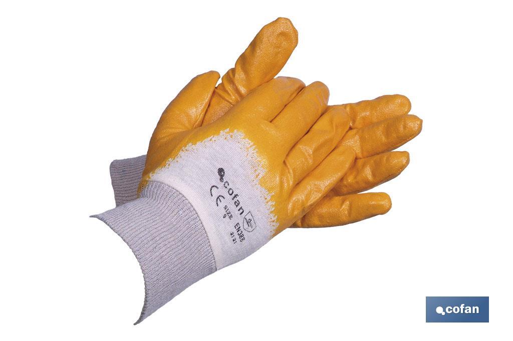 GUANTES NITRILO AMARILLO T-10 1 GUANTES NITRILO AMARILLO T-10