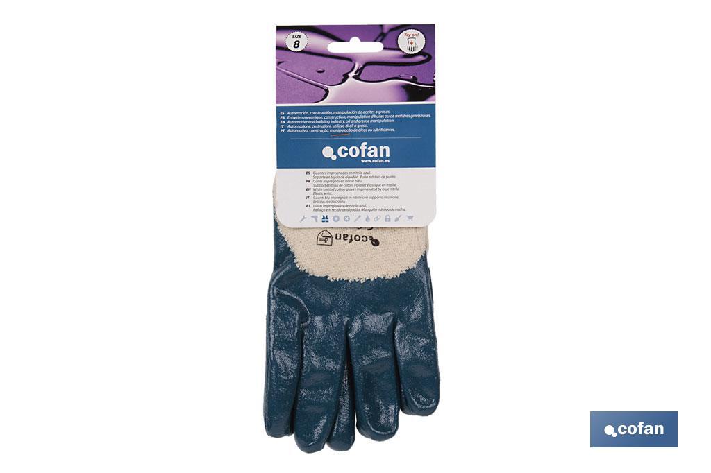 GUANTES NITRILO AZUL T-10 2 GUANTES NITRILO AZUL T-10 - Imagen 2